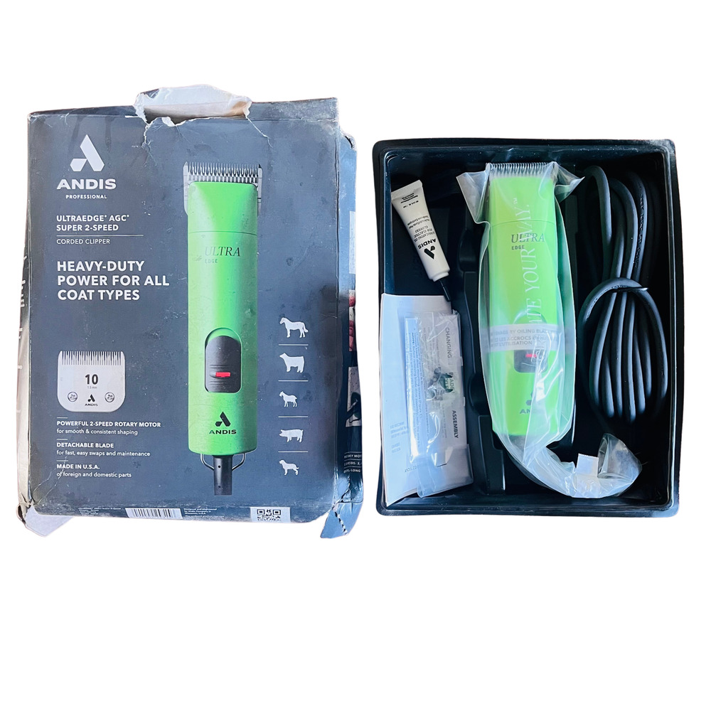 Andis Ultraedge AGC Super 2-Speed Dog & Cat Clipper (Unused, Damaged Box)